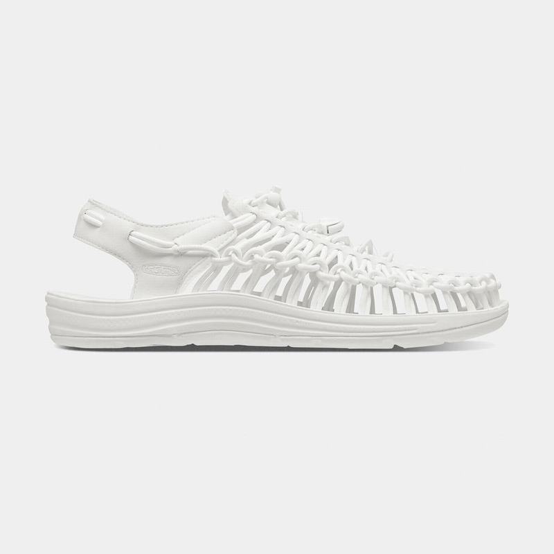 Keen Uneek Monochrome Mens Uneek Sandals White Online Sale (0751-SDYQT)